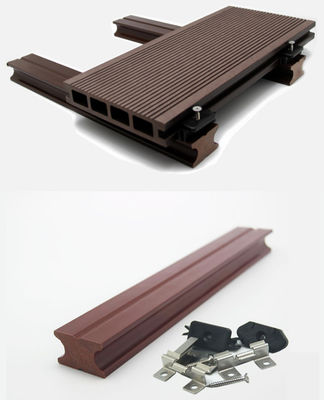 Impermeabilizzi non la pavimentazione costruita Decking all'aperto di legno di quercia di slittamento WPC