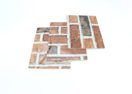 Strato 3D del marmo del PVC della decorazione delle pareti interne che stampa bordo UV