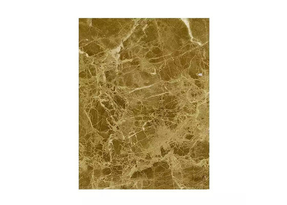 Strato 3D del marmo del PVC della decorazione delle pareti interne che stampa bordo UV