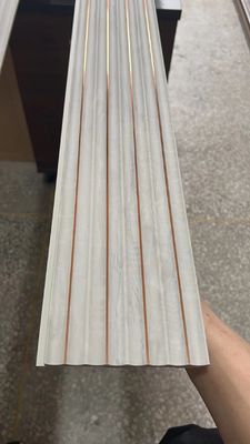 Parete di legno interna 3D di PS della decorazione impermeabile che riveste il modanatura di pannelli del cornicione