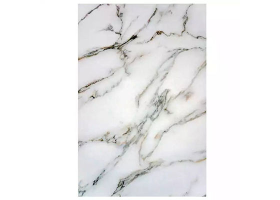bordo UV decorativo della parete dello strato del marmo del PVC di 1220x2800x3mm per l'Arabia Saudita