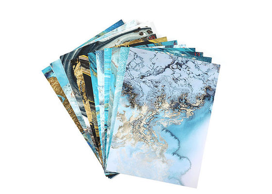 Strato di plastica flessibile UV dell'alto del marmo 4x8 di alternativa del PVC strato lucido del marmo