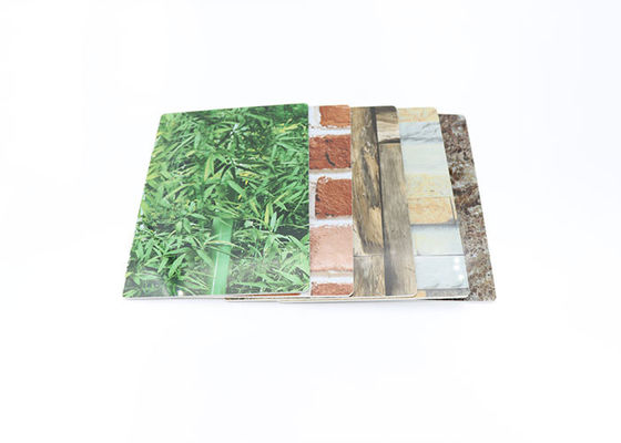 La parete interna di marmo UV Decotion dello strato 1220x2800mm del PVC impermeabilizza