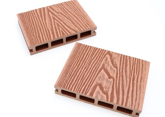 Il Decking di legno all'aperto 3D del grano WPC ha impresso la pavimentazione composita di plastica di legno