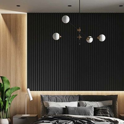 I pannelli di parete decorativi interni di WPC facili installano l'ufficio dell'hotel di progettazione moderna
