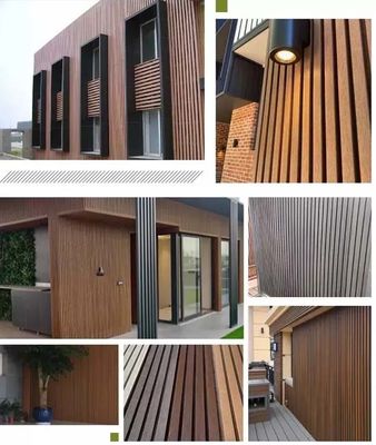 Esay per installare il legno del pannello 3D di PS ha scanalato nell'esterno del pannello di parete di PS