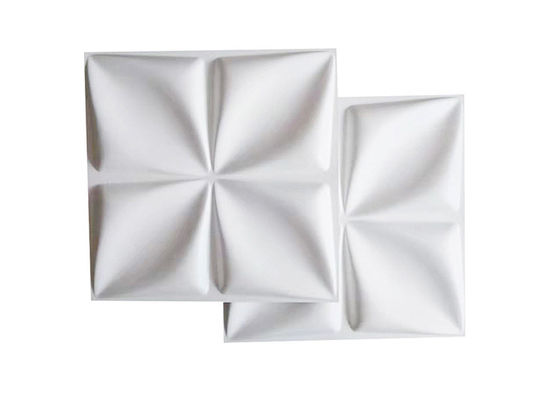 Pannelli di parete decorativi impermeabili 3D di protezione contro l'incendio 19.7x19.7inch