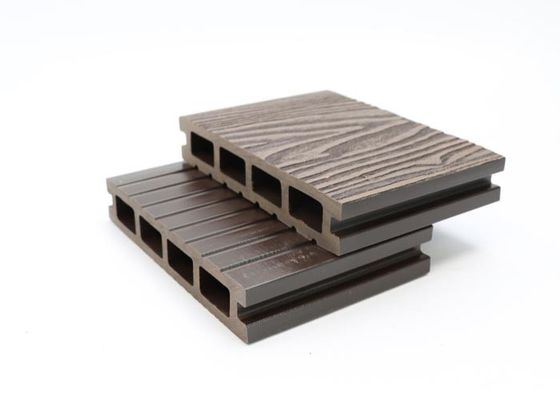Rivestimento all'aperto della parete del pannello di parete di WPC di Decking del PE dell'estrusione composita di plastica di legno di Co WPC