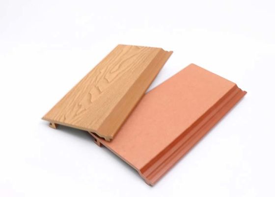 Materiale esteriore multiplo della decorazione del pannello di parete dell'HDPE 148x21mm WPC di colori