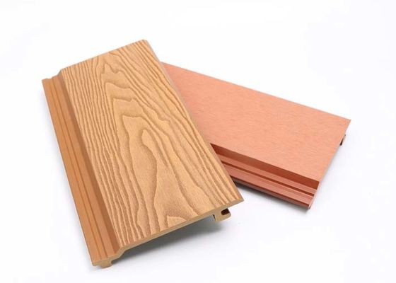Materiale esteriore multiplo della decorazione del pannello di parete dell'HDPE 148x21mm WPC di colori