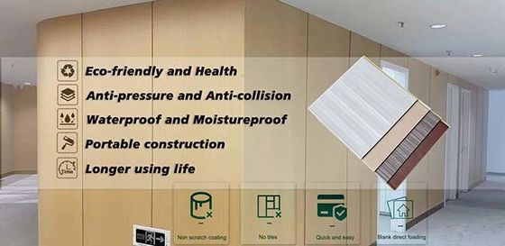 Facile installi il peso leggero a prova di fuoco decorativo interno del soffitto dei pannelli di parete del PVC