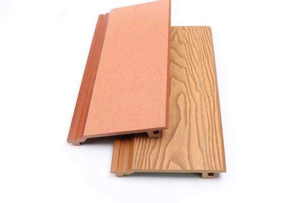 Decorazione all'aperto di esterno WPC di parete dell'estrusione composita di plastica di legno del pannello 28mm Co