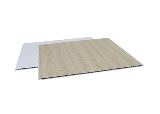 Bordo della parete scanalato in rivestimento composito di plastica di legno dell'interno del rivestimento del PVC del pannello per soffitti del PVC
