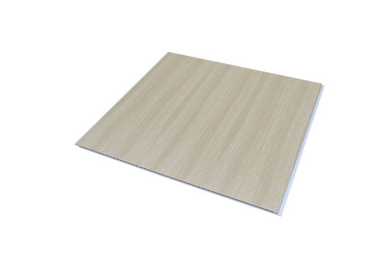 Bordo della parete scanalato in rivestimento composito di plastica di legno dell'interno del rivestimento del PVC del pannello per soffitti del PVC