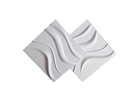 Forma decorativa del PVC Flexilble Squre dei pannelli di parete 3d di spessore 1mm