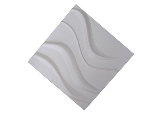 Forma decorativa del PVC Flexilble Squre dei pannelli di parete 3d di spessore 1mm
