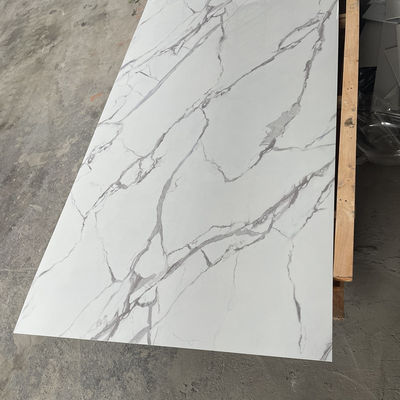 3D che stampa lo strato 1220x2440 di marmo UV millimetro del marmo del PVC per la decorazione della parete