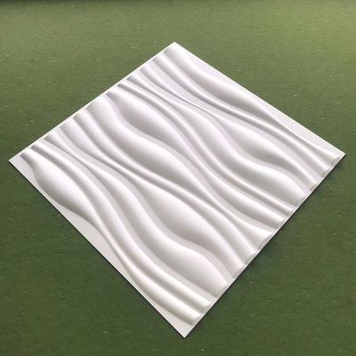 PVC interno domestico decorativo 100% di progettazione moderna dei pannelli di parete 3D di 50x50cm