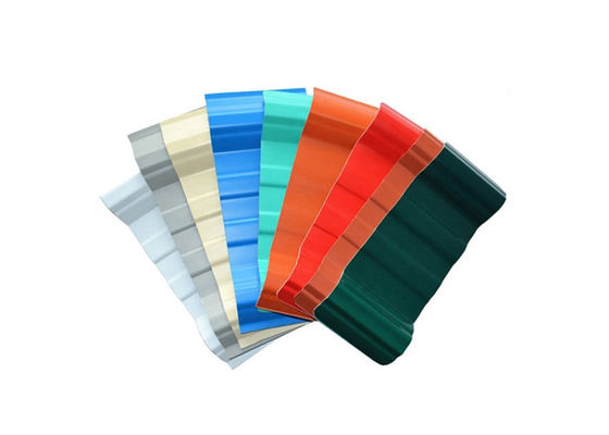 Il PVC di plastica della resina sintetica asa ha ondulato le mattonelle di tetto resistenti al fuoco