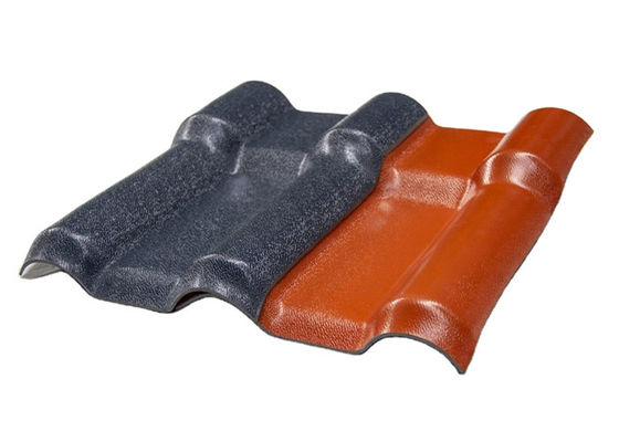 Il PVC di plastica della resina sintetica asa ha ondulato le mattonelle di tetto resistenti al fuoco