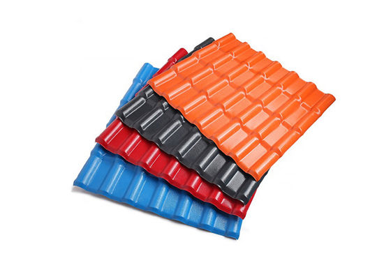 Il PVC di plastica della resina sintetica asa ha ondulato le mattonelle di tetto resistenti al fuoco