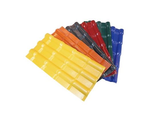 Mattonelle di tetto leggere del PVC materiale coprente di plastica Asa Pvc Roof Tile di 3.2mm - di 0.8mm