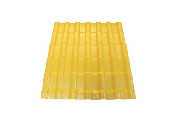 Le mattonelle di tetto del PVC della resina di plastica facili installano le mattonelle di tetto per la decorazione del tetto della fabbrica