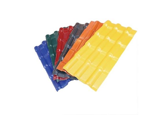 Le mattonelle di tetto del PVC della resina di plastica facili installano le mattonelle di tetto per la decorazione del tetto della fabbrica
