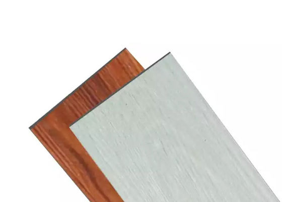 Pavimentazione di legno impermeabile a prova di fuoco della serratura del PVC di colore per la decorazione domestica