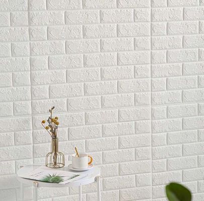 Carta da parati a prova d'umidità DIY decorativo domestico autoadesivo 3D della schiuma