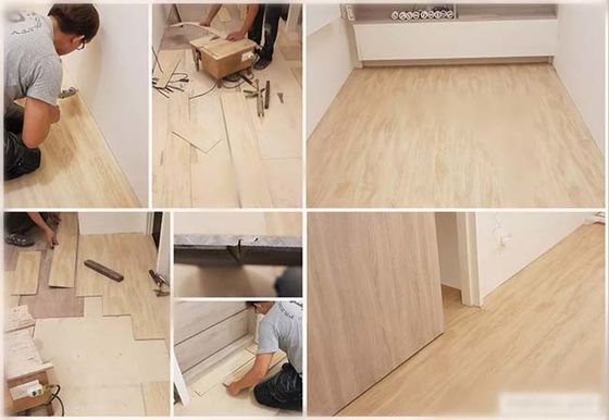 l'interruttore di sicurezza del pavimento di 4mm 3.5mm clicca 4mm che il vinile SPC clicca pavimentando le mattonelle dell'interno