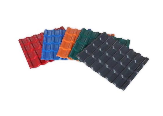 Le mattonelle di tetto del PVC dell'asa APVC UPVC hanno ondulato gli strati coprenti di plastica