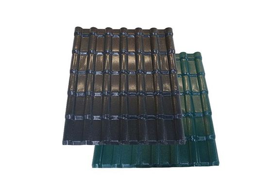 Le mattonelle di tetto del PVC dell'asa APVC UPVC hanno ondulato gli strati coprenti di plastica