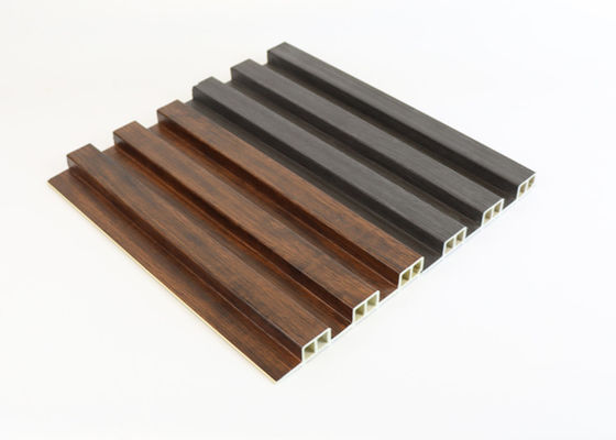 La struttura di legno ha scanalato nel pannello di parete di Wpc 160 * 24 * 2900mm decorativi impermeabili