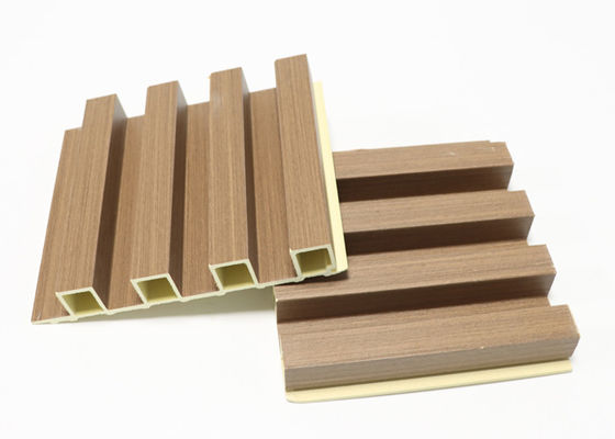 La struttura di legno ha scanalato nel pannello di parete di Wpc 160 * 24 * 2900mm decorativi impermeabili