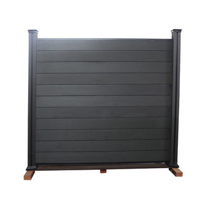 Wpc composito di plastica di legno recinta Panels Waterproof Outdoor 180 * 25mm