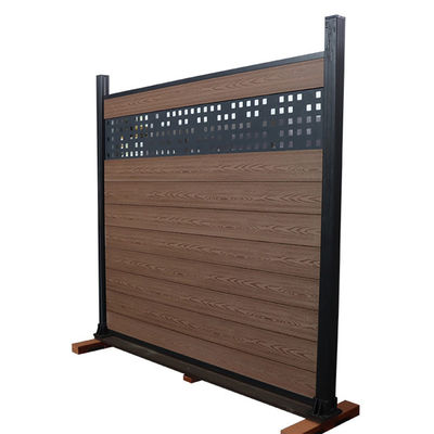 recinto Panels Embossed Co - bordi domestici all'aperto di 1.8m x di 1.8m Wpc dell'estrusione