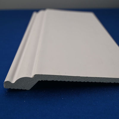 Polistirene espanso bianco della battiscopa di bordatura della casa di PS del pavimento decorativo del bordo 120*14mm