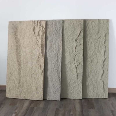 Faux di pietra del pannello dell'unità di elaborazione della lastra spessa facile installare per le decorazioni 120 * 60cm della parete 3cm
