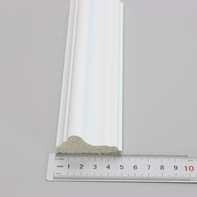 Colore bianco laminato di PS che fiancheggia battiscopa nella pavimentazione degli accessori a prova di fuoco