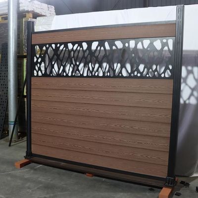 Recinto facile Panels di Wpc dell'installazione bordi esteriori dell'estrusione di 1.8m * di 1.8m Co