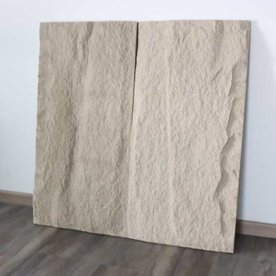 Pannello culturale Grey Simulation Polyurethane scuro 120 * 60cm della pietra dell'unità di elaborazione della decorazione domestica