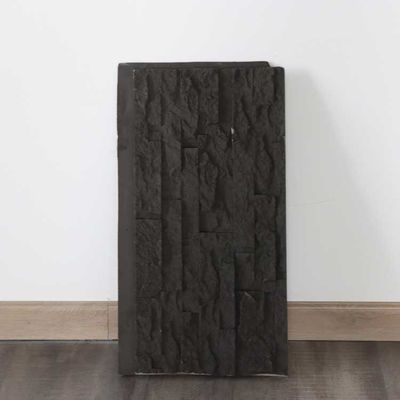 Pannello culturale Grey Simulation Polyurethane scuro 120 * 60cm della pietra dell'unità di elaborazione della decorazione domestica