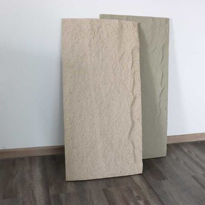 Faux artificiale leggero della parete del pannello di pietra del poliuretano dell'unità di elaborazione 1200 * 600mm