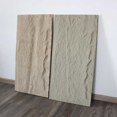 Faux artificiale leggero della parete del pannello di pietra del poliuretano dell'unità di elaborazione 1200 * 600mm