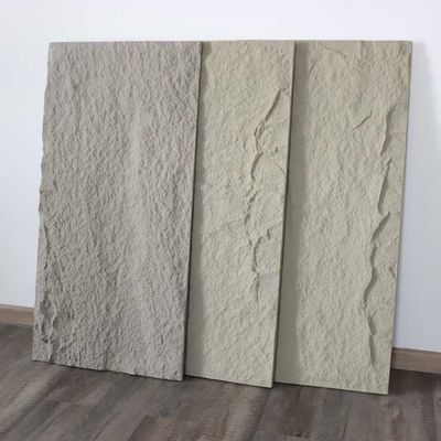 Pannello in pietra PU leggero da parete in poliuretano artificiale PU finta pietra