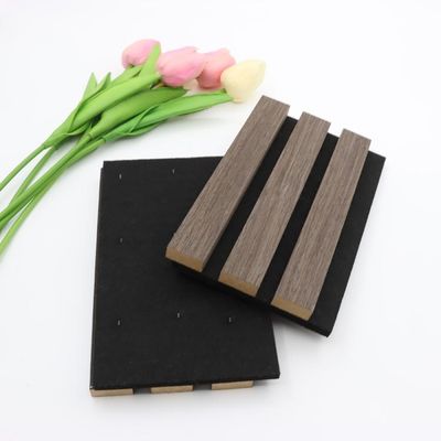 100% poliestere + MDF con pannello acustico impiallacciato insonorizzante a forma quadrata
