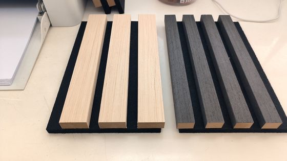 12 mm di spessore pannello acustico pannello di parete in legno di ardesia per la decorazione domestica