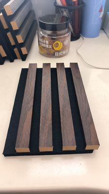 12 mm di spessore pannello acustico pannello di parete in legno di ardesia per la decorazione domestica