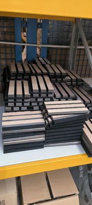 Pannello di parete Wpc acustico Pannello di ardesia di legno per la decorazione domestica